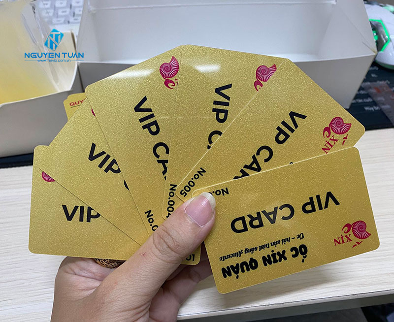 In thẻ nhựa nhũ tại TPHCM