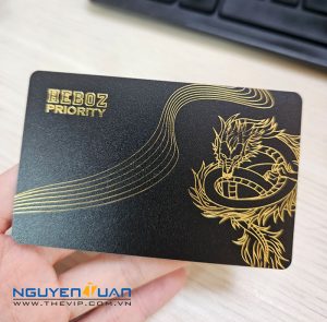 Thẻ nhựa ép kim