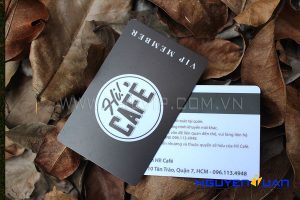 in thẻ nhựa hi cafe