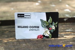 In thẻ nhựa milano coffee