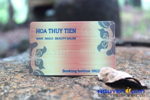 in thẻ nhựa spa hoa thủy tiên