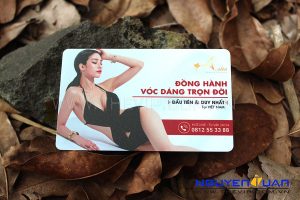 in thẻ nhựa spa làm đẹp