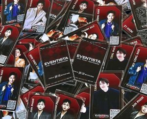 In thẻ nhựa bo góc hình idol cho sự kiện