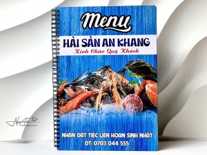 In menu nhựa – giải pháp bền đẹp, chuyên nghiệp cho quán ăn, cafe, nhà hàng