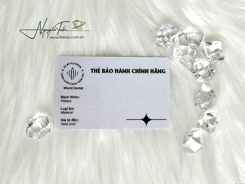 In thẻ bảo hành