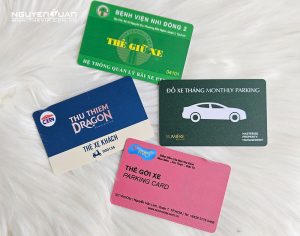 In thẻ chip giữ xe