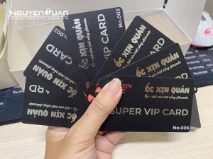 In thẻ nhựa VIP