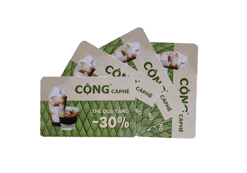 In thẻ ưu đãi - thẻ giảm giá