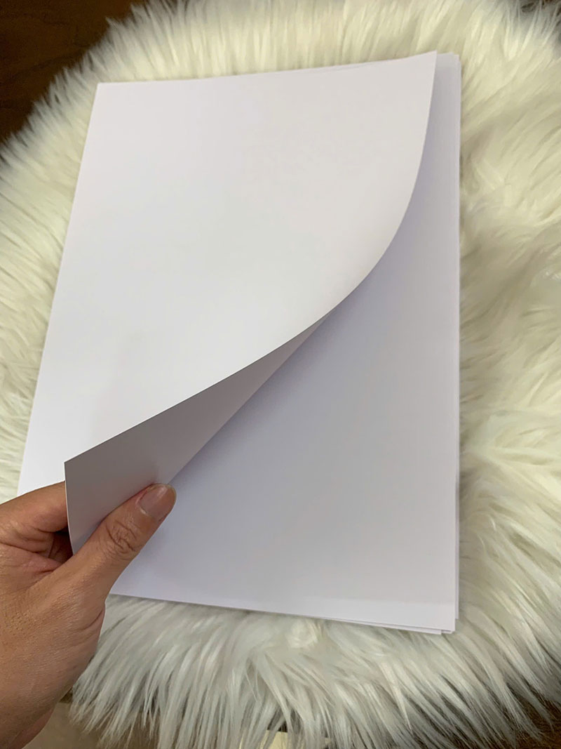 Phôi thẻ nhựa PVC A4 (trắng - 4 lớp)