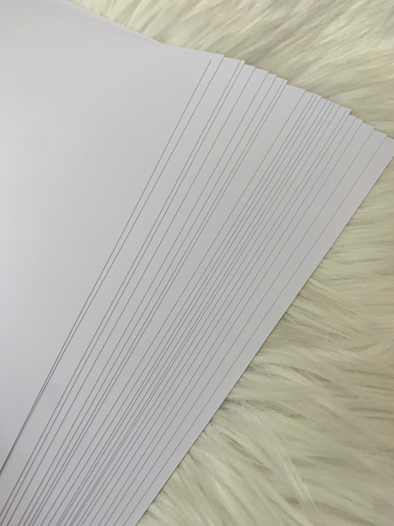 Phôi thẻ nhựa PVC A4 (trắng - 4 lớp)