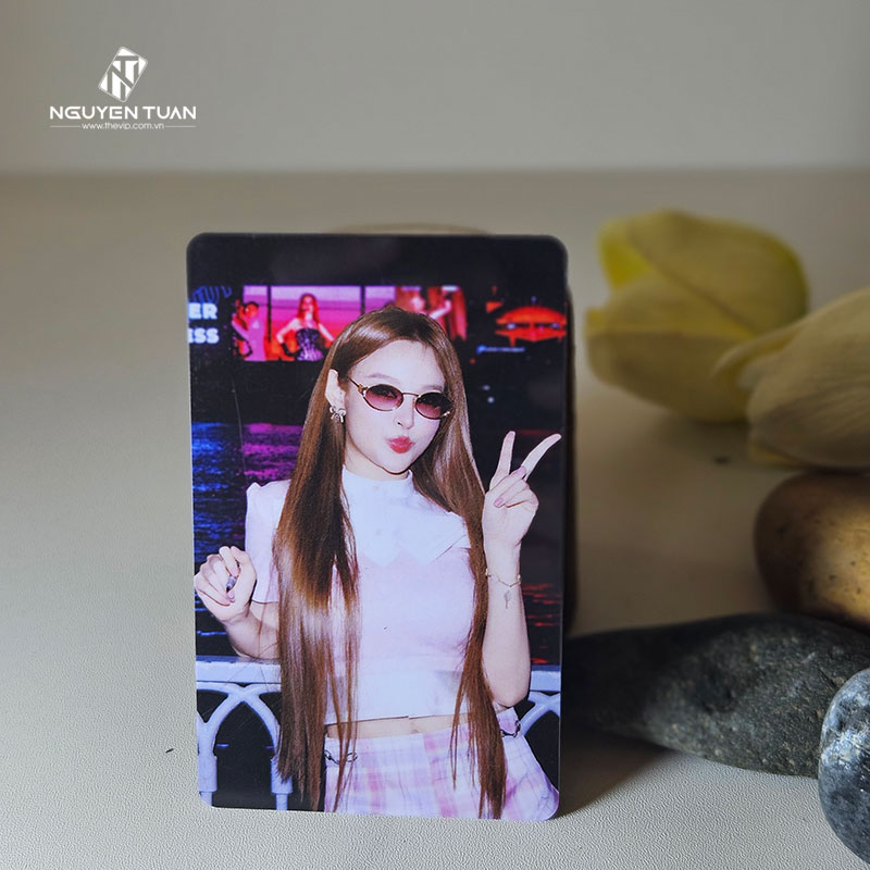 Card bo góc in hình idol