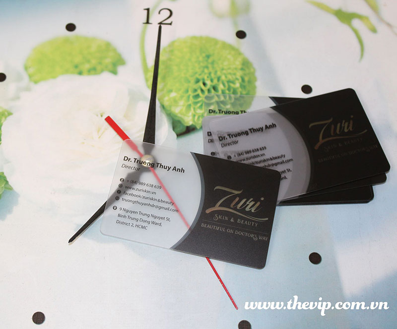 In name card nhựa cao cấp