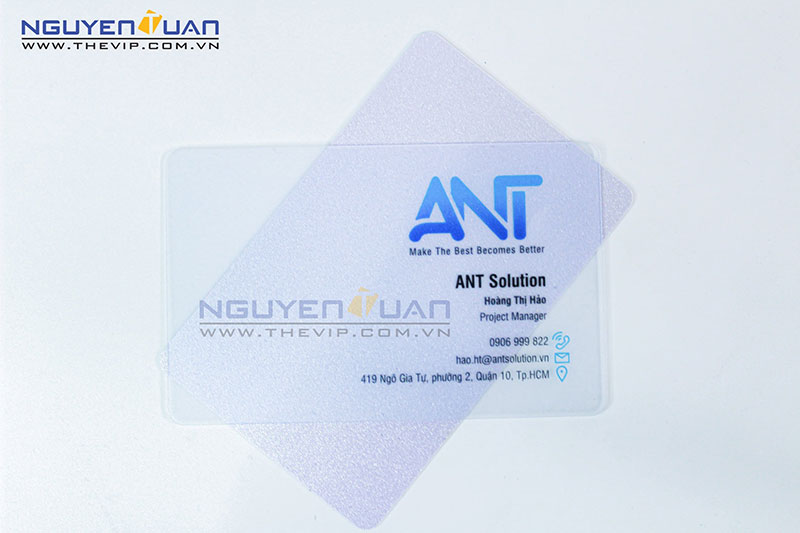 In name card nhựa cao cấp