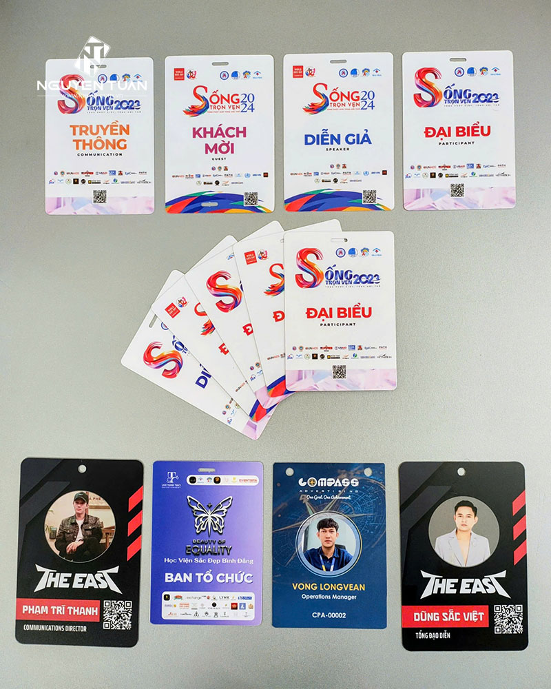 In thẻ ban tổ chức (BTC), thẻ staff