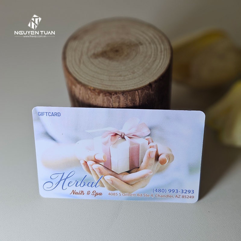 in thẻ gift card