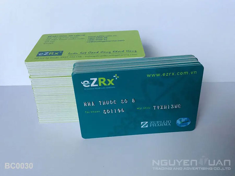In thẻ hội viên chuyên nghiệp theo yêu cầu TPHCM - thẻ nhựa PVC bền đẹp