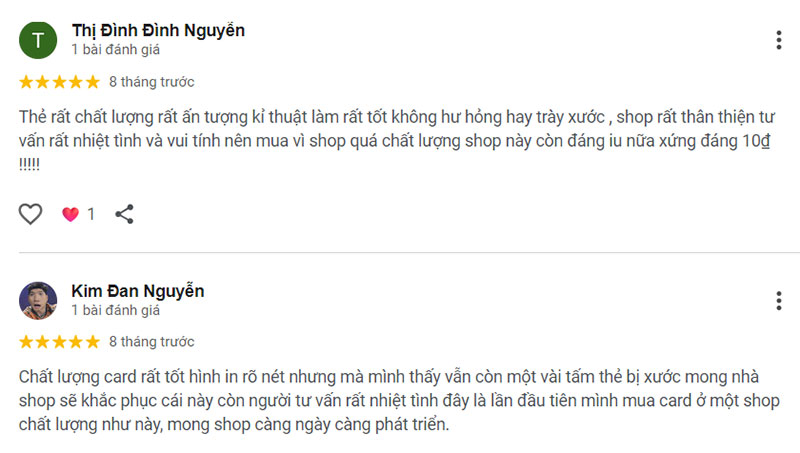 Khách hàng nói về Nguyên Tuấn