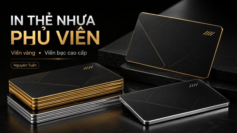 In thẻ nhựa phủ viền tại TPHCM