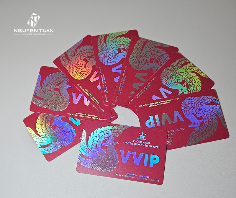 Thẻ nhựa chuyển sắc Hologram