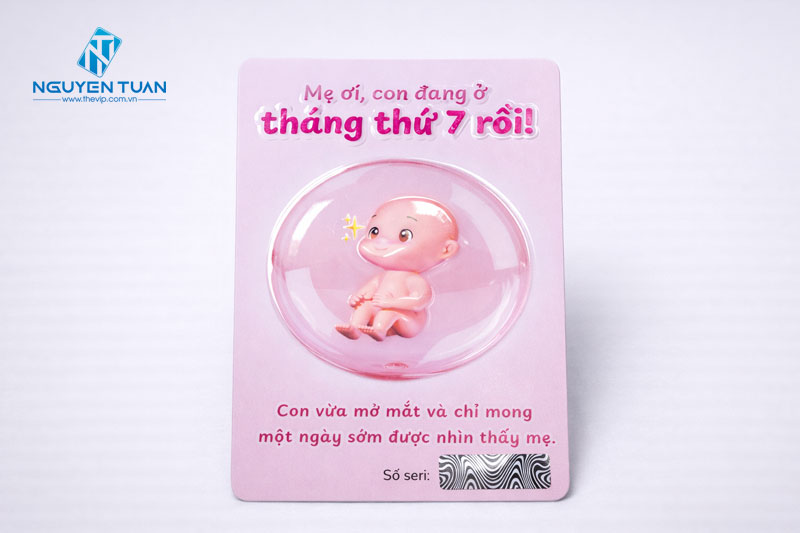 Thẻ nhựa phủ UV định hình