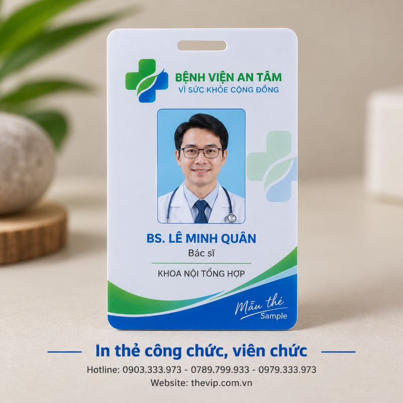 In thẻ công chức, viên chức tại TPHCM