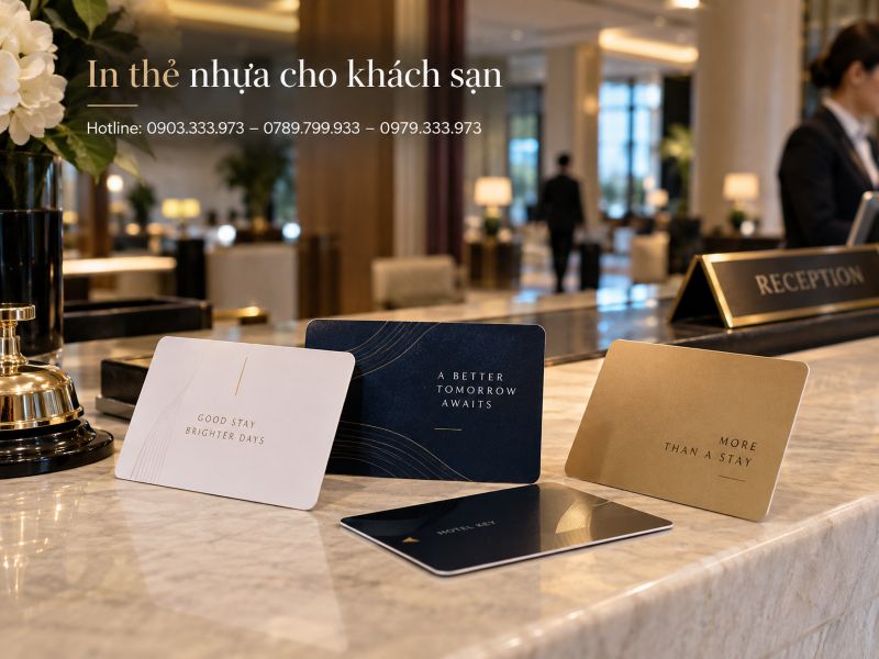 In thẻ nhựa cho khách sạn tại TPHCM