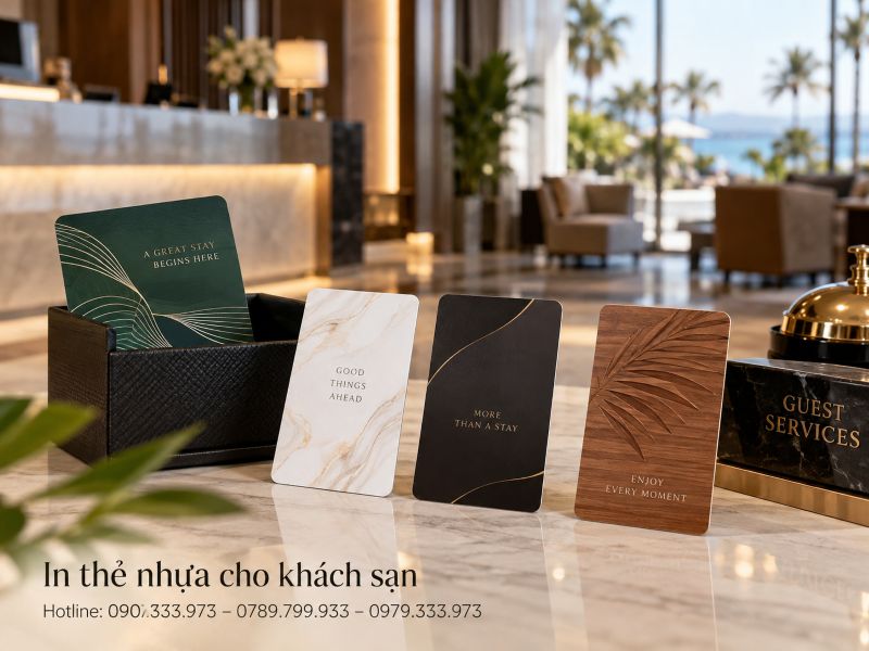 In thẻ nhựa cho khách sạn tại TPHCM