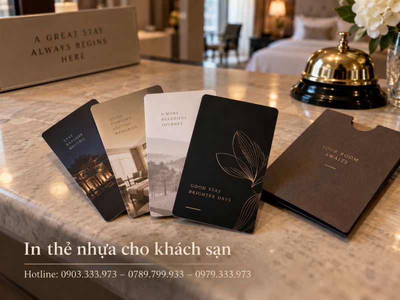 In thẻ nhựa cho khách sạn tại TPHCM