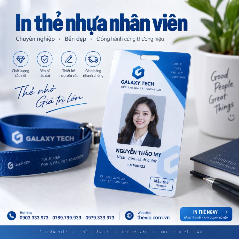 In thẻ nhân viên tại TPHCM